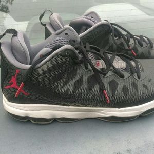 Black, Gray and Red Jordans
